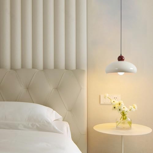 Lámparas de suspensión ajustables E27 estilo retro de metal blanco decorativas 7