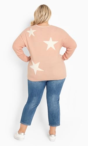 Image of Avenue Women's Plus Size Miley Star Sweater
