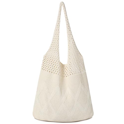 Bolsa tote de crochet Pleneal para mujer