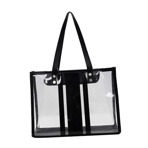 Women Clear Beach Bag Waterproof Tote Bag, for Beach Travel Pool Vacation Picnic