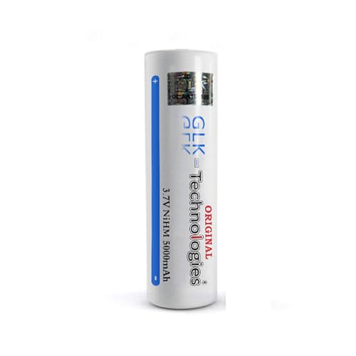 GLK-Technologies® High Power 5000 mAh 3,7V NiMH Flat Top Akku (Flat Top x1)