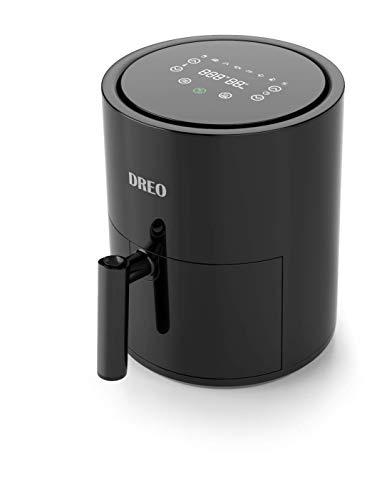 Dreo Air Fryer - 100℉ to 450℉, 4 Quart Hot Oven Cooker with 50 Recipes, 9 Cooking Functions on Easy Touch Screen, Preheat, Shake Reminder, 9-in-1 Digital Airfryer, Black, 4L (DR-KAF002) - Image 5