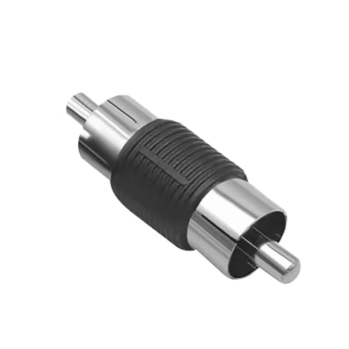 Conector RCA macho a macho de níquel para una conversión de audio sin pérdidas 6