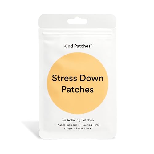 Kind Patches Stress Down Patches for Unisex - 30 Count Patches