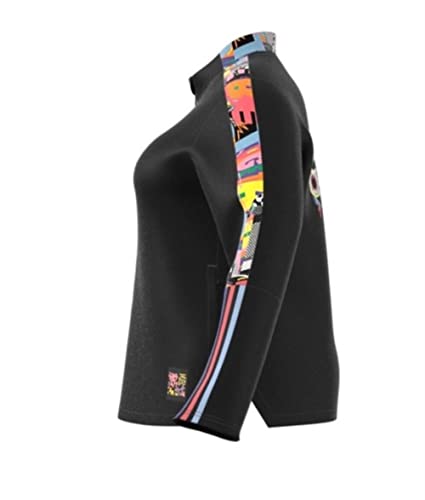 adidas Women's Plus Size Pride Tiro 21 Track Jacket, Black/Multicolor2