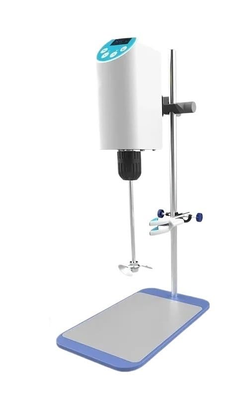 Homogenizer, Laboratory Stirrer Electric Stirrer Digital Display Overhead Stirrer Lab Mixer Lab Equipment(OS-10L)
