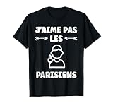 tee shirt balmain femme je n’aime personne. Idée de cadeau J'aime Pas Les Parisiens. Cadeau citation ado humoristique. Citation humoristique parfaite pour les introvertis et amateurs d’humour noir. Montrez votre côté anti-social avec ce design original