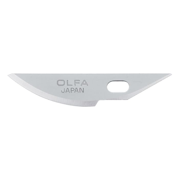 Buy OLFA 8mm Curved Carving Art Blade Set, 5 Blades (KB4R/5