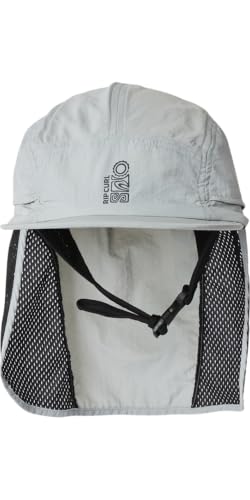 Image of Rip Curl Men's UPF 50+ Quick Dry High Profile Surf Hat with Removable Neck Flap