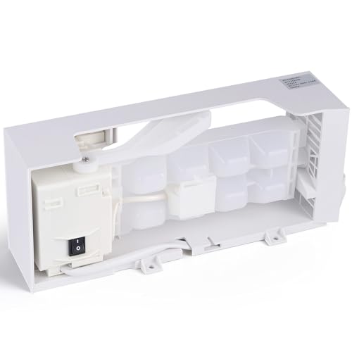 W11700250 W11359448 W11546935 W11633658 Ice Maker Assembly Compatible with Whirlpool Kenmore Amana Maytag Replaces AP7019172 White