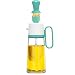 Yulang Botella Aceite con Cepillo de Silicona, 550 ml Dispensador de Aceite de Vidrio Dispensador de Vinagre Dispensador de Aceite de Oliva Botella Dispensadora de Vidrio de Aceite de Oliva