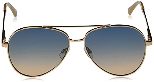 Martha Stewart Ms115 Cool Metal Uv400 Protective Aviator Pilot Sunglasses. Timeless Gifts For Her, 57 Mm, Rose Gold And Nude #TOP1