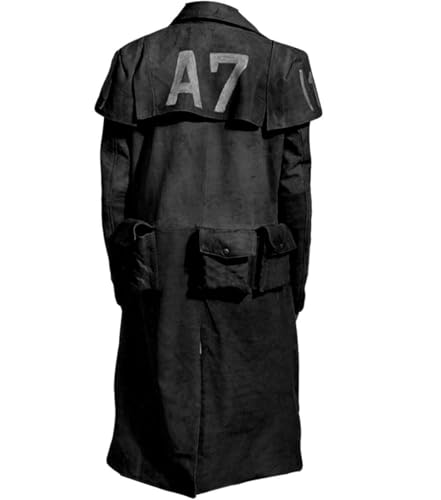 Premium Suede Leather Duster Ranger Coats - New Vegas A7 NCR Veteran Ranger Classic Armor Coat - A7 Coat