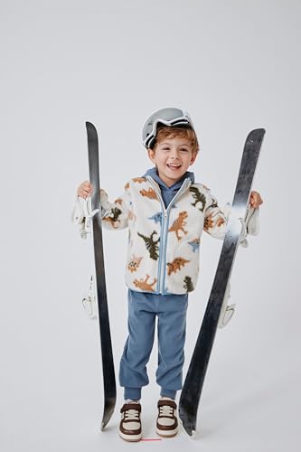 Image of The Children's Place Baby Boys' And Toddler Long Sleeve Sherpa Fleece Full Zip Jacket