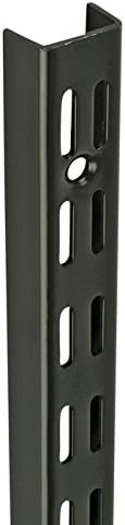 430mm Black Watson Twin Slot Shelving Upright