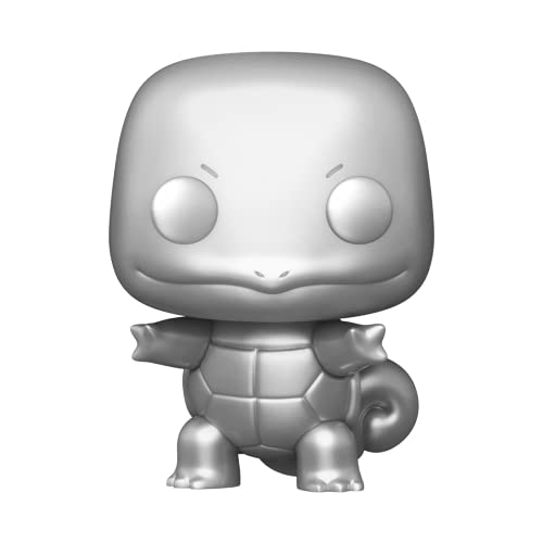 Funko Pop! Games: Pokemon S8 - Squirtle Silver Metallic