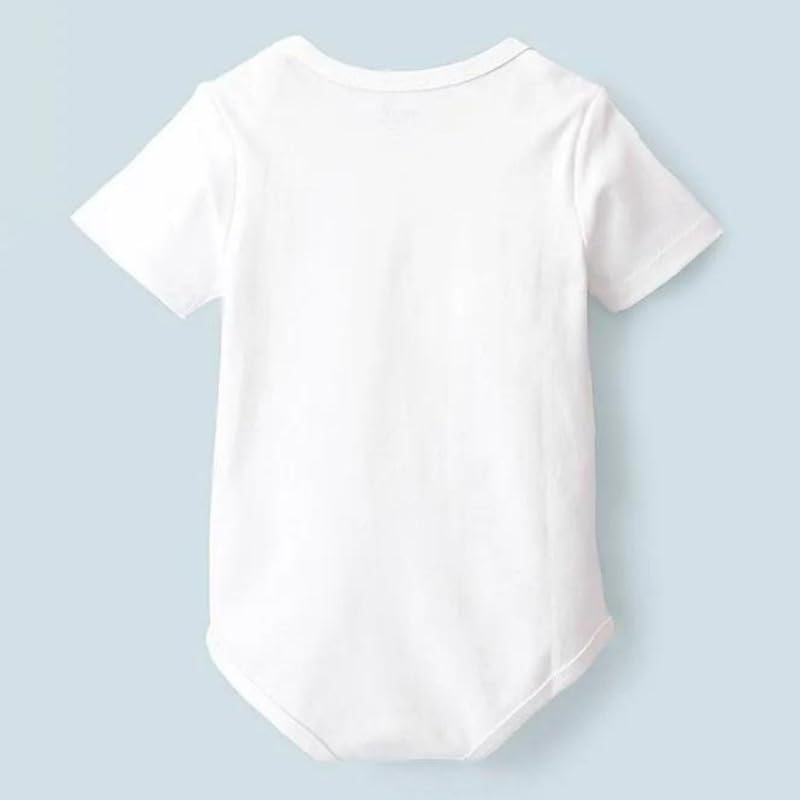 Image of Knitroot Monthly Birthday Teddy Special, Newborn Baby Half Sleeve Unisex Romper, Onesies, Sleepsuit, Body Suit, Envelope Neck, 1 to 12 Months Print, 0-12 Months, Infant Cloth for Boys & Girls