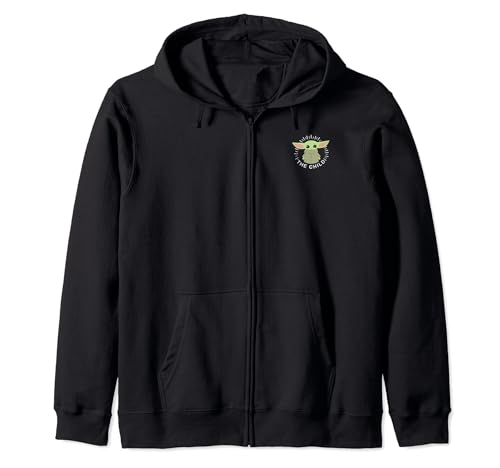 Sweat Grogu Star Wars Mandalorian veste zippée noire sweat-shirt à capuche pour homme et femme