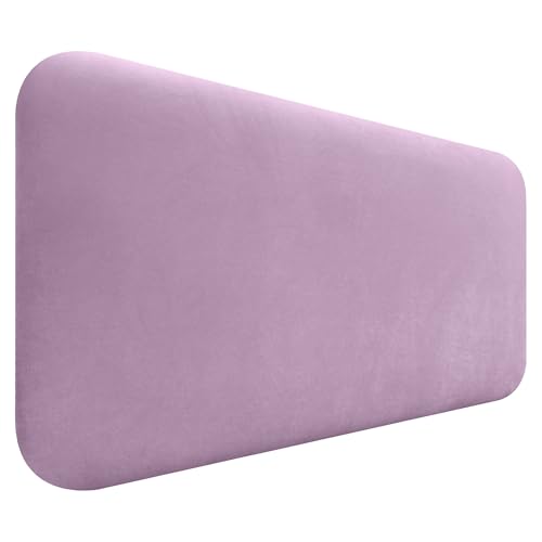 DHOME Cabecero Tapizado Liso Redondeado