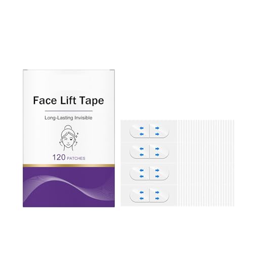 120 Unidades De Cinta Invisible Para La Instante Cintas Levantar Cuello Arrugas Papada Piel Flácida Durante La Noche Levantamiento Invisible Herramienta Maquillaje