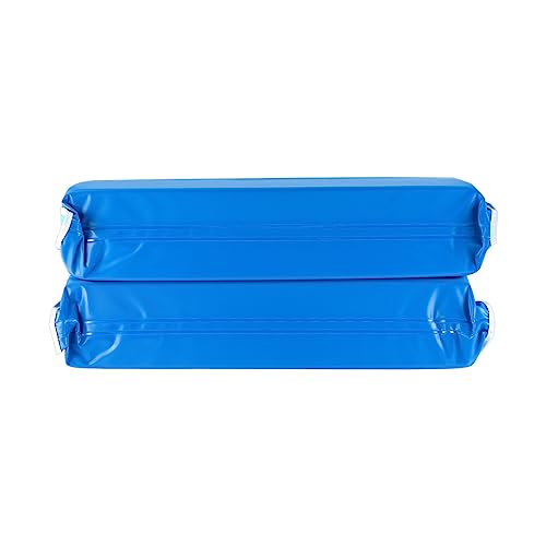 CASE Pack of 6 KinderMat Jr. Daydreamer, 2 inches Thick, 4-Section Rest Mat, 44\" x 19\" x 2\", Blue/Teal, 100% Made in USA (CASE of 6: 500225 2\" Jr. Daydreamer with Binding) - Thumbnail 4