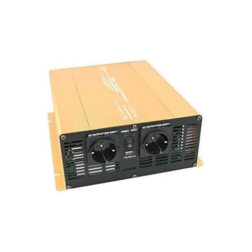 Ströminverterare – spänningsomvandlare 12 v 300 Bis 3 000 Watt ren Sinus med Real Power USB 2.1A Gold Edition ... – 1 500-3 000 Watt