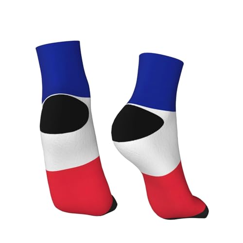 French flag print Men's Athletic Socks for Sports Outdoor Sports Socks for Men and Women Hiking4