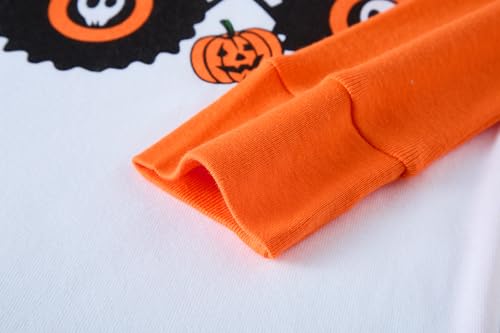 Cotton Long Sleeve Boys Halloween Pajamas Toddler Boys Holiday Pjs4
