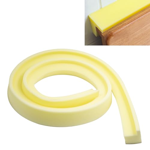 Bett Matratzenfüller Bettlückenfüller für Spalt 4 cm Langes Keil Schlafkissen weicher Langer Bett Lückenfüller für Einzelbett Doppelbett Gelb 2m