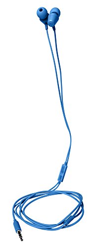 JAM Compatible with Apple (iPhone/iPod/iPad), Android and BlackBerry Audio Devices, Buds in-Ear Earbuds Wired Headphones - (Blue)