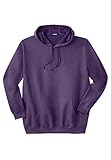 KingSize Men's Big & Tall Fleece Pullover Hoodie - Big - 10XL, Vintage Purple