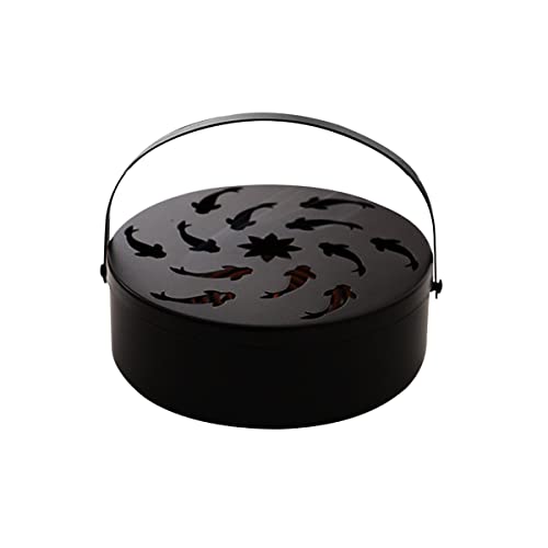 Exquisite Moskitospulenhalter aus Metall für drinnen und draußen Cover