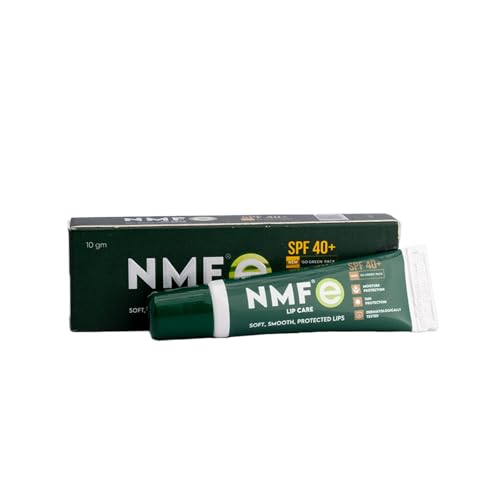 NMFe Moisturising Lip Care 10 Gm | SPF 40+| For Dry And Chapped Lips |Lip balm | Aloe Vera & Vitamin E | Protects lips from dryness & sun damage | Dermatologically Tested