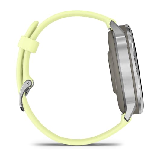 GARMIN(ガーミン)Venu 4 Silver/Citron 45mm スマートウォッチ AMOLED ディスプレイ ロングバッテリー 健康 フィットネス ワークアウト Suica対応/心拍センサー/ストレスレベル・睡眠時間測定/iOS・アンドロイド対応/心電図(ECG)アプリ対応モデル【日本正規品】