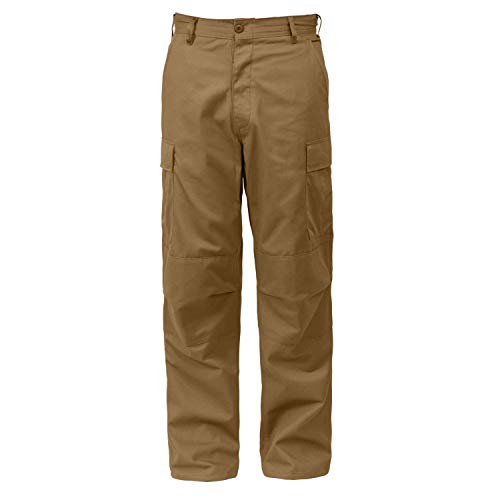 Rothco Relaxed Fit Zipper Fly BDU Pants, Coyote Brown, 2XL