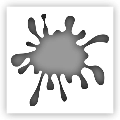 Ink Paint Spot Splatter Spatter 2 Stencil Choose a Size