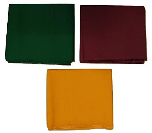 Deepa Dresses 100% Cotton, 2 Meter Poplin, Unstitched Cloth for Women's Saree Skirts, Petticoats, Pyjamas, Patiyala Pants, Salwar (Forest Green, Mango Yellow, Maroon)-picture-32