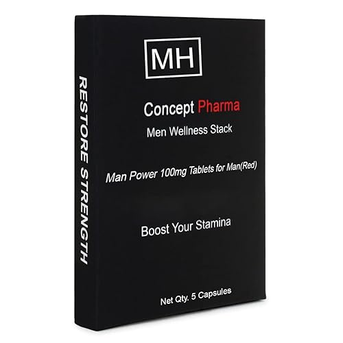 MH HILLS Man Power 100 mg Tablets for Man (1 * 5 TAB) (3 pis condoms free) (1 Key chain free) - Image 6