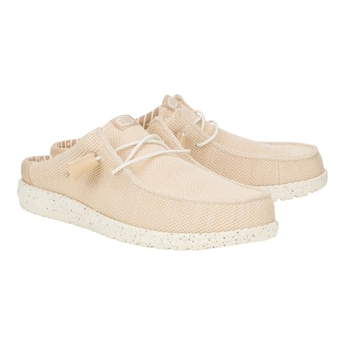 HEYDUDE Wally Slip Stretch Sox Irish Cream Size 10, Mens Shoes, Men's Slip-on Loafers, Comfortable & Light-Weight4