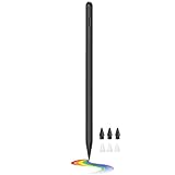 iPad 2018-2025用スタイラスペン、(3倍高速充電)、チルト感度、ピクセル精度、Apple iPad 11/10/9/8/7/6世代、Pro 12.9/11/13インチ M4、Air 3/4/5/M2/M3、Mini 5/6th用スタイラスペン