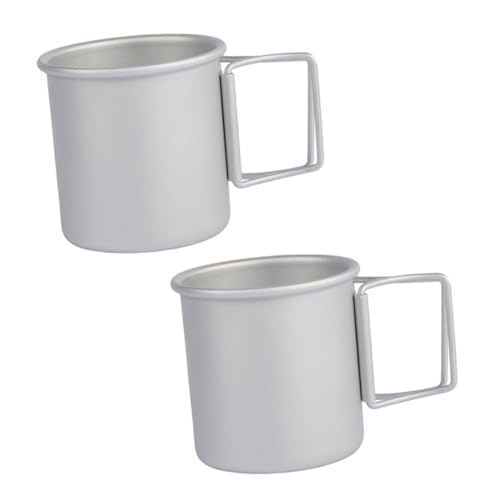 Tasses pliables de camping légères et gobelets portables en aluminium - 2