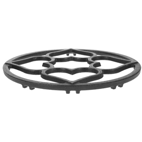 Sewroro Cast Iron Non-Slip Wok Ring and Pot Rack for Gas Stove Universal Four and Five Claw Stove Grill Top Sturdy for Kitchen Cooking