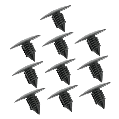 LABRIMP 10個 車用プラスチックリベット 自動車バンパー固定プッシュクリップ 耐久性に優れた押し込み式リベット 車体サイドスカートやドア