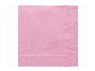 Servietten Rosa, 33x33 Cm, 20 Stück – Mit Reliefartigem Muster, Stoffähnlich & Umweltfreundlich
