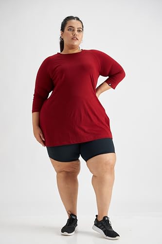 Image of Spirit Animal Plus Size Tshirts for Women | Casual Tshirts for Women | Tshirts for Women Workout, Gym, Running | Yoga Tshirt | Sweat Wicking Fabric | Relaxed Fit | Quick Dry