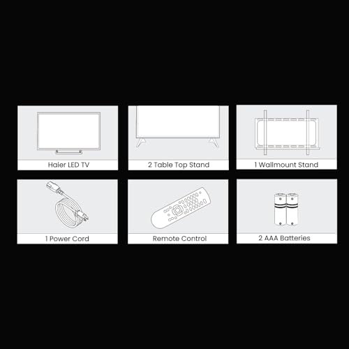 Image of Haier 80cm (32) HD Ready Smart LED Google TV LE32W400G -N (Black)