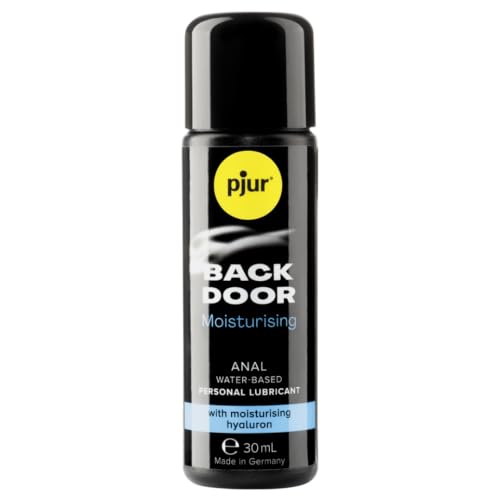 pjur Back Door Moisturising - Water-Based Lubricant for Intense Anal Sex & Toys - with hyaluron for Extra Lubrication (30ml)