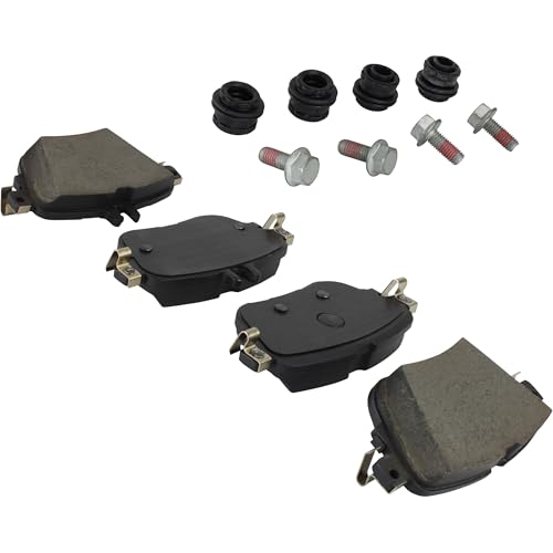 Image of QUALITY-BUILT Rear Ceramic Brake Pads, Premium 1001-2163C, Compatible with 2018-2019 Mercedes-Benz E300