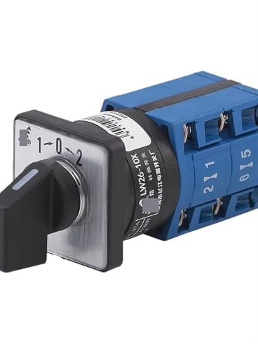 Interrupteur à came LW26-10X commutateur inverseur rotatif automatique 10A 16mm