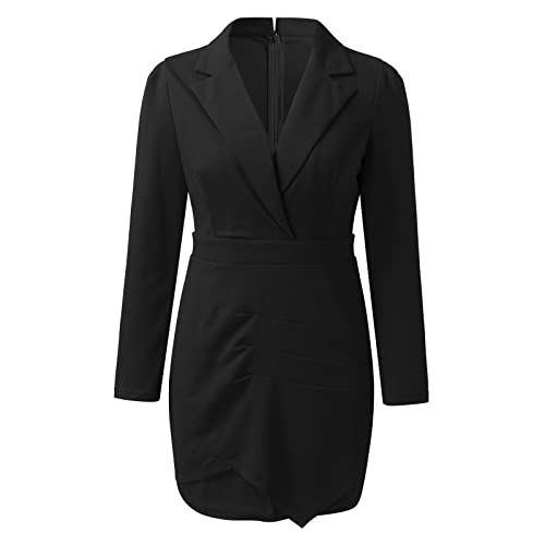 Womens Blazer Open Front Sexy Elegant Formal Suit Jackets Dress for Work Office Business Coat Foreign Jackets4